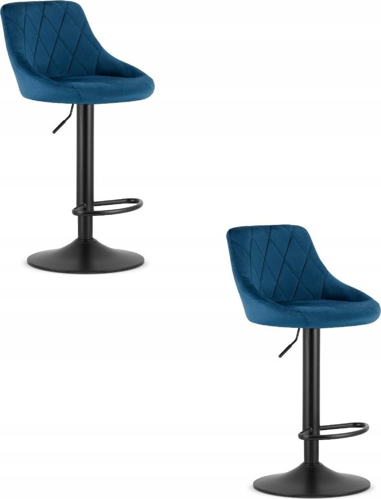 Leobert Hoker KAST - aksamit granatowy / baza czarna x 2