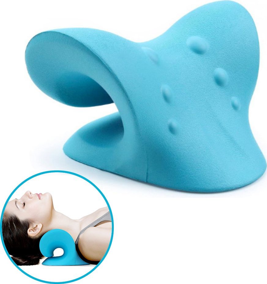 Piankowy podgłówek relaksujący Flexer pod szyję i kark poduszka odprężająca