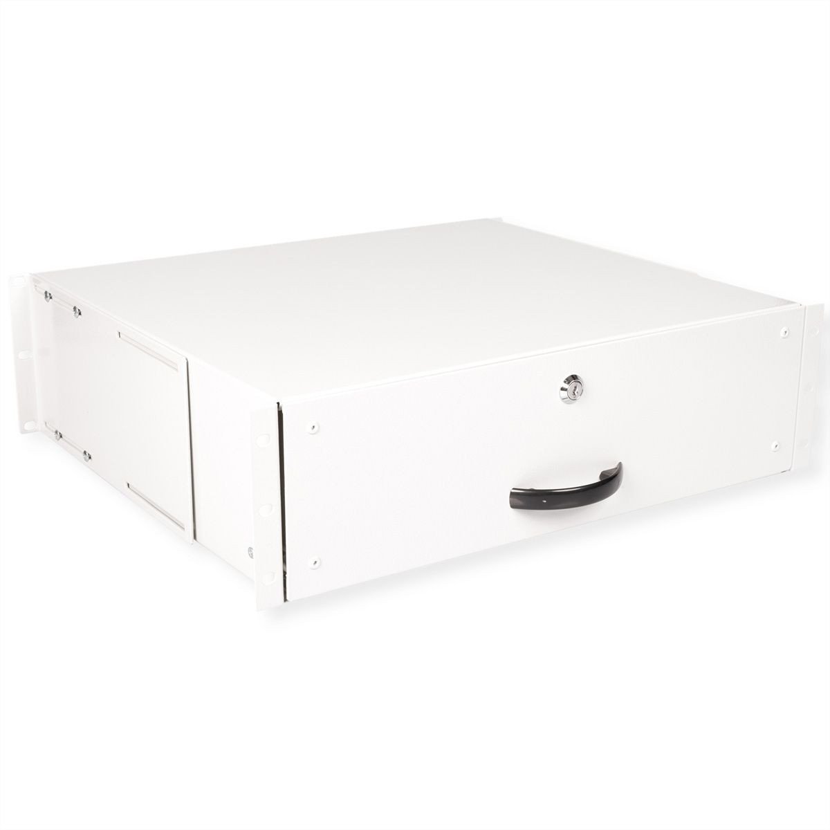 ROLINE Tastatureinschub 48,26cm 19Zoll 3 HE 400 T abschliessbar grau