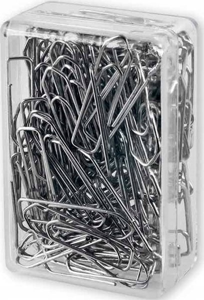 Victory Office Product SPINACZE BIUROWE VICTORY OFFICE 26MM 100SZT. TRÓJKĄTNE POJEMNIK PLASTIKOWY