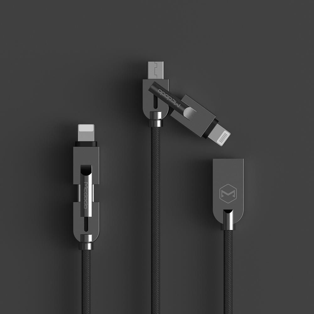 Kabel USB Mcdodo USB-A - 1.2 m Czarny (CA-3911)