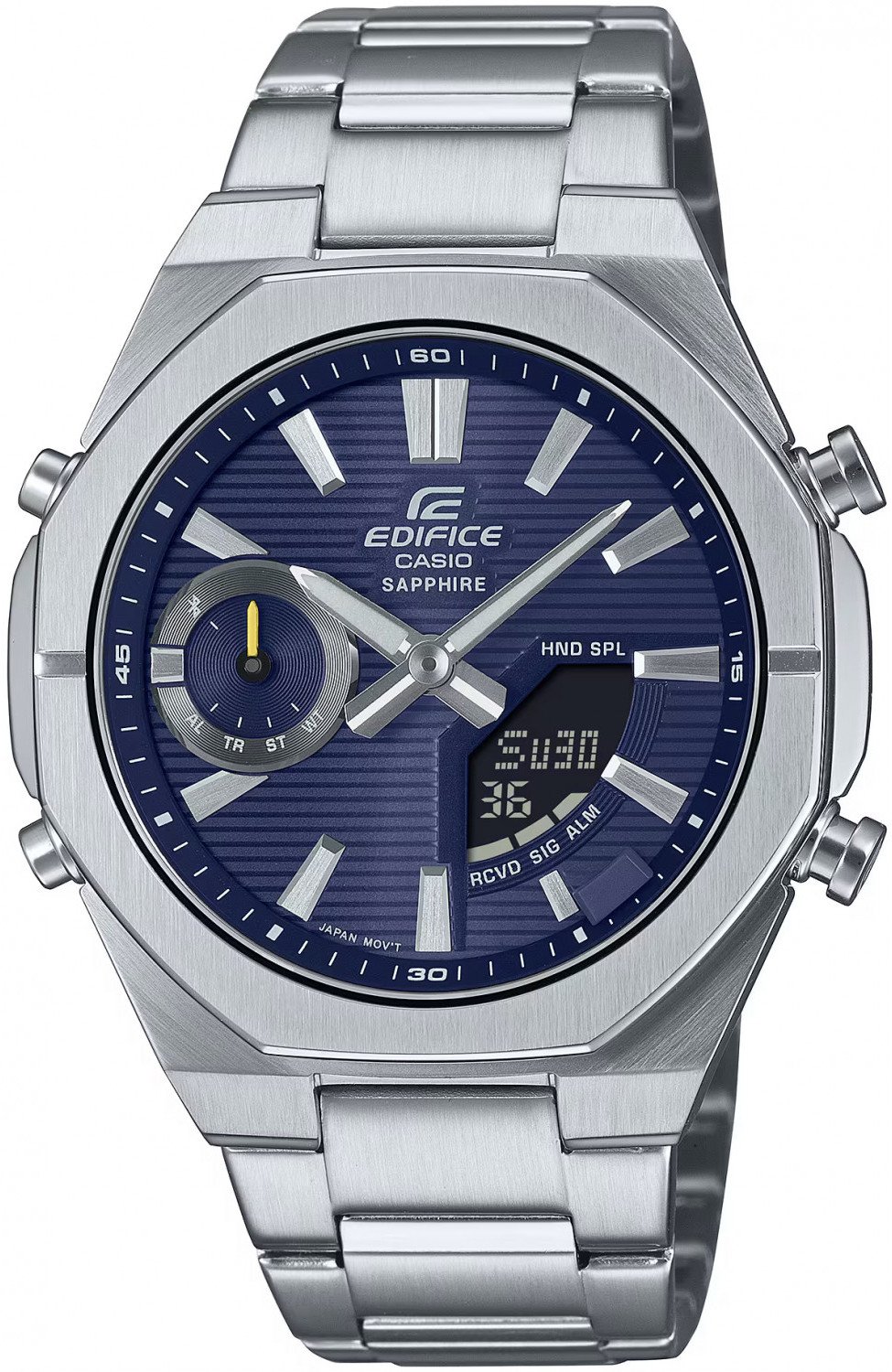 Casio Edifice ECB-S10D-2AEF BLUETOOTH100m srebrny
