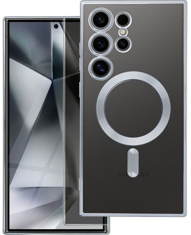 Futerał ELECTRO MAG COVER kompatybilny z MagSafe do SAMSUNG A17 srebrny