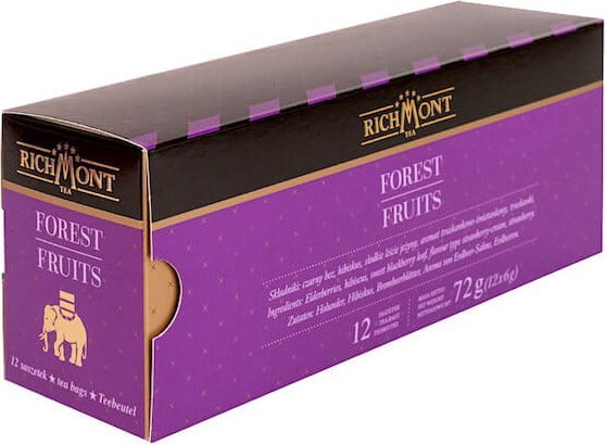 Richmont Herbata Richmont Forest Fruits 12x6g - owocowa z nutą truskawek w śmietanie