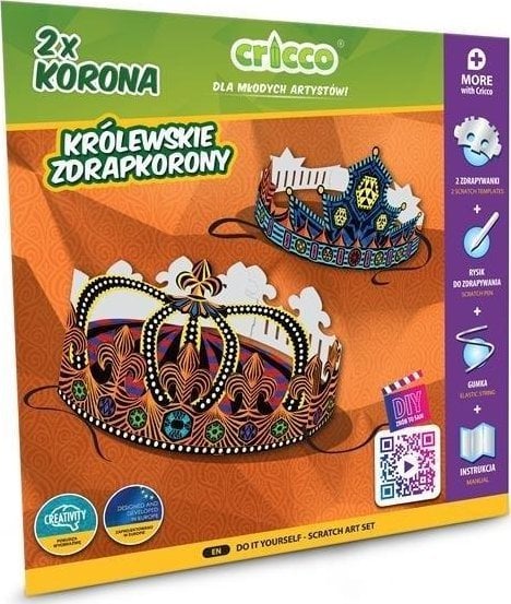 Cricco Zestaw zrób to sam - Królewskie zdrapkorony CRICCO