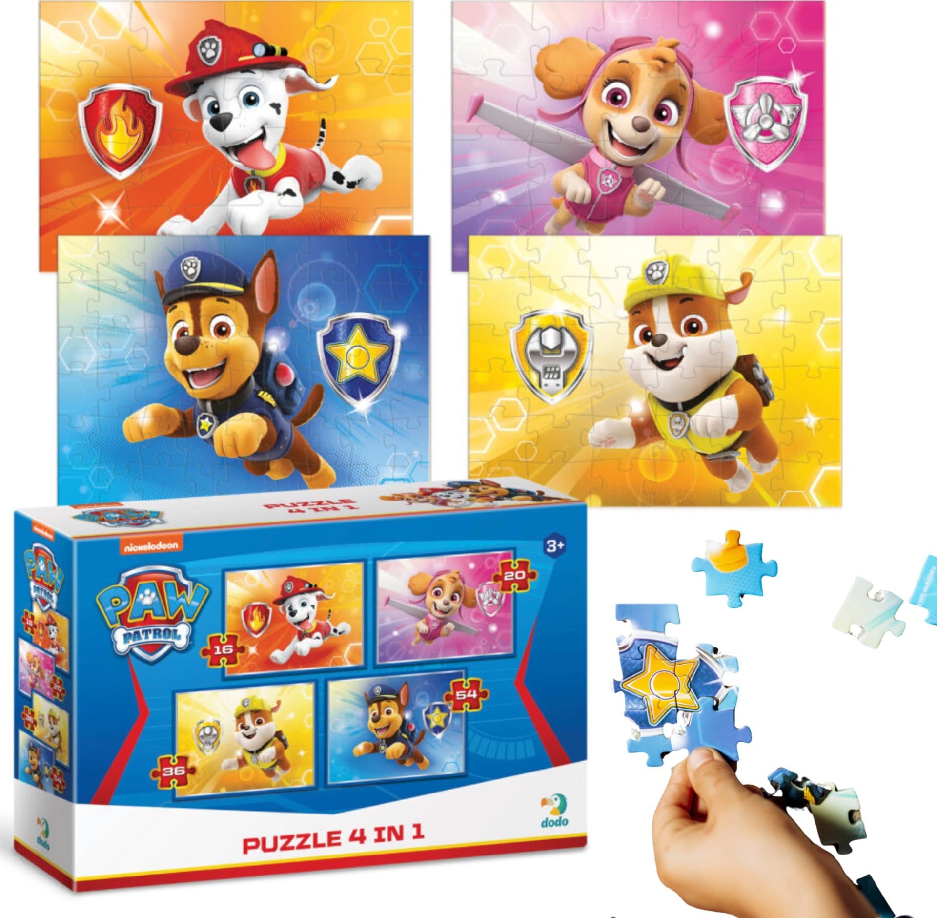 Dodo *****Puzzle 4w1 Paw Patrol DOB5505 05505