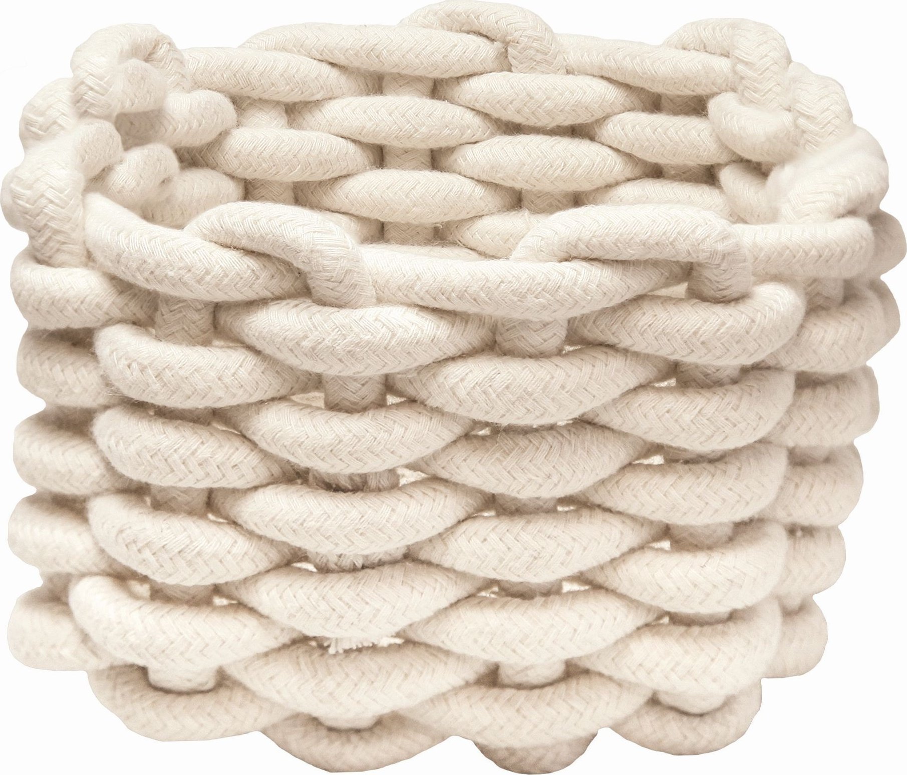 Kleine Wolke Kleine Wolke Fellone Koszyk pleciony sznurek beż naturalny M