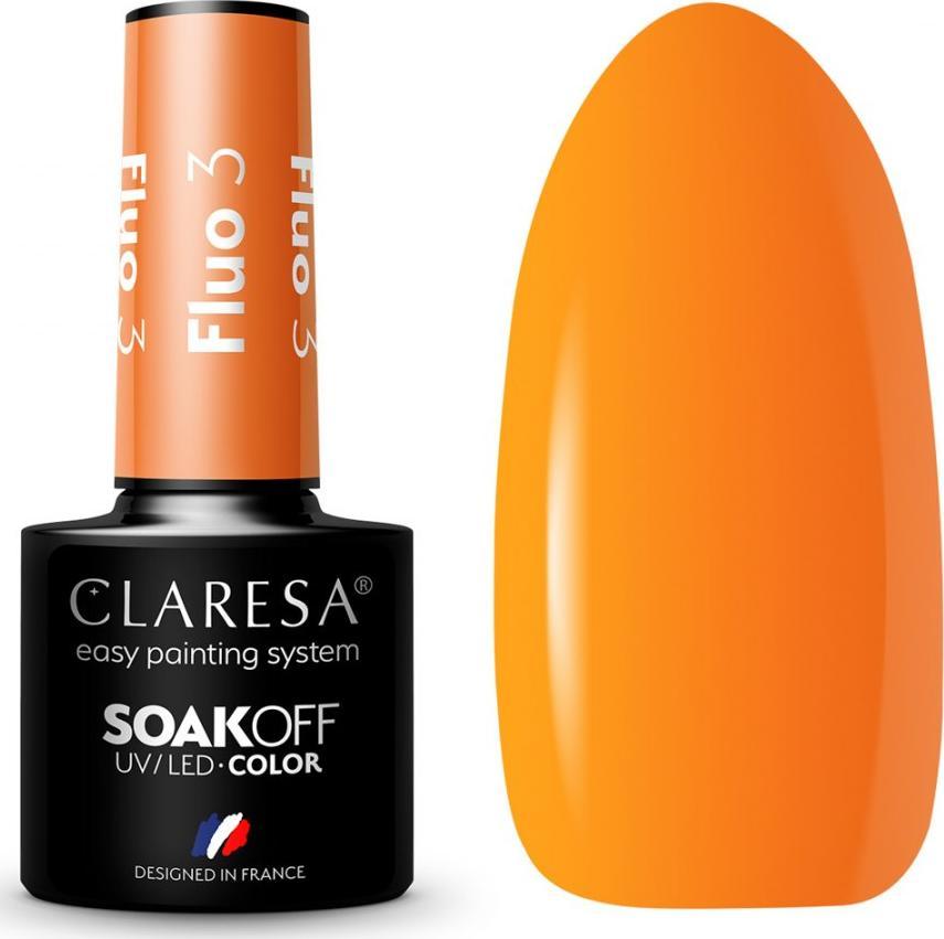 Claresa CLARESA lakier hybrydowy FLUO 3 -5g