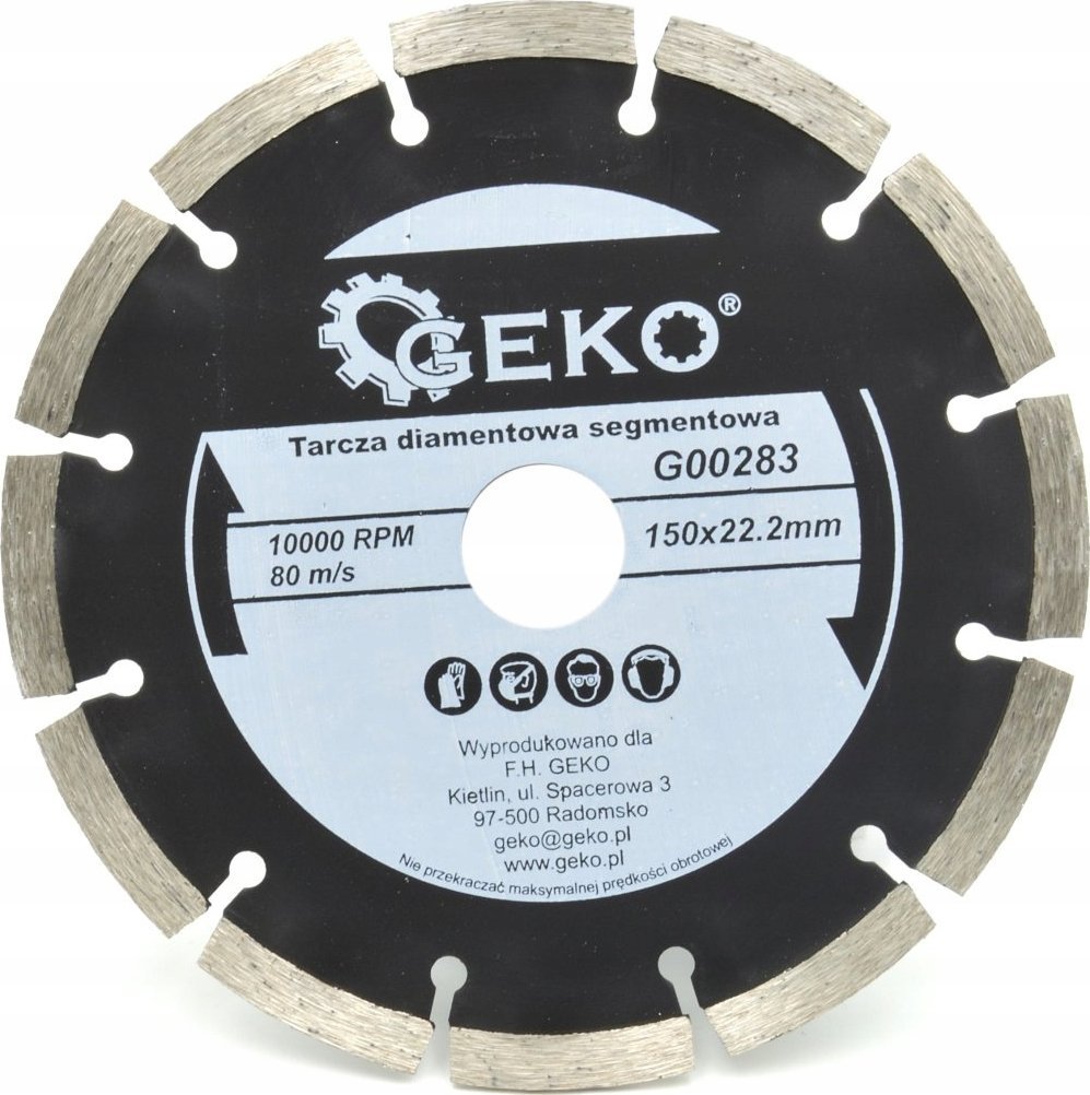 Geko Tarcza diamentowa segmentowa 150mmx22,2mm (50)
