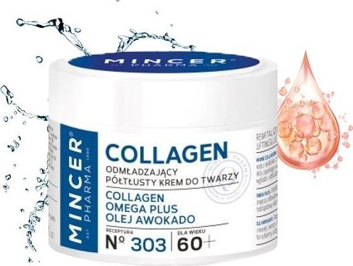 Mincer Pharma Collagen 60+ Krem półtłusty odmładzający nr 303 50ml