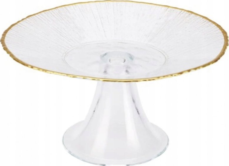 Home Styling Collection Patera na ciasto ze złotą obwódką DATURA, 15 cm
