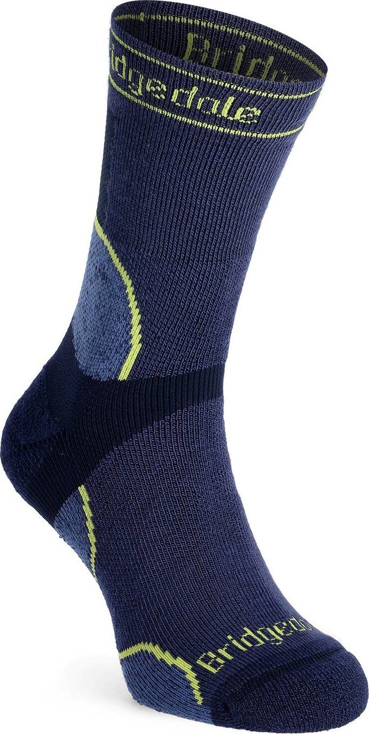 Bridgedale Skarpety biegowe Bridgedale Trail Run Midweight T2 Merino Sport Crew - navy 36 - 39