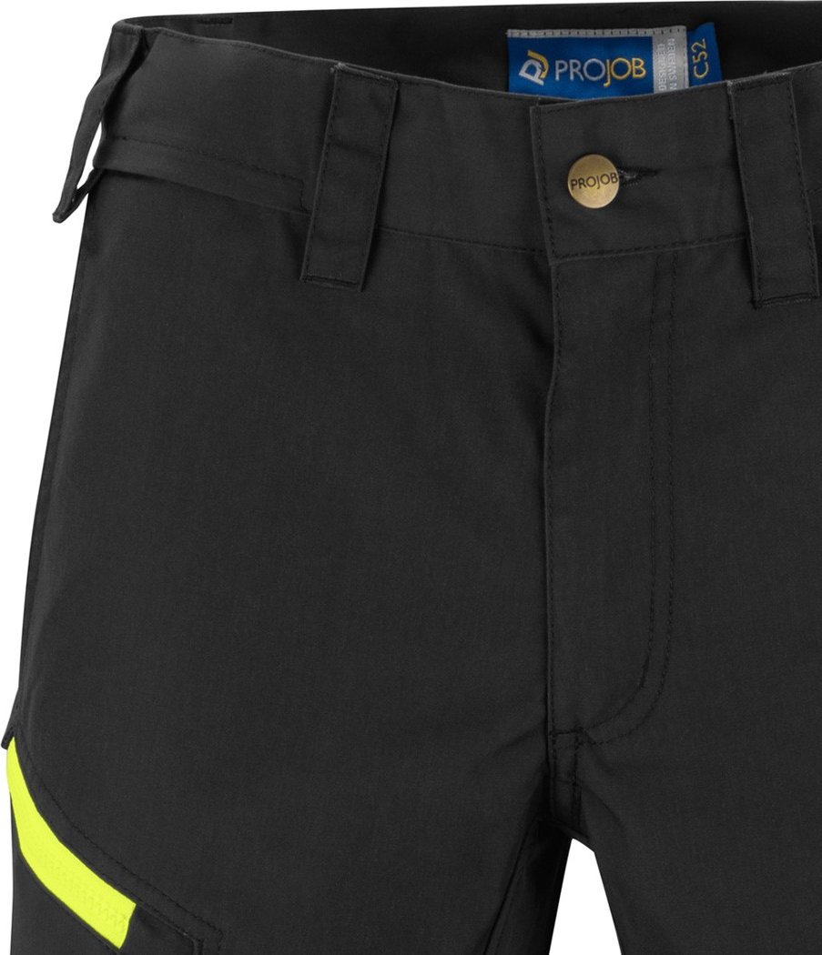 Projob Spodnie ProJob 6528 EN ISO 20 Yellow Black