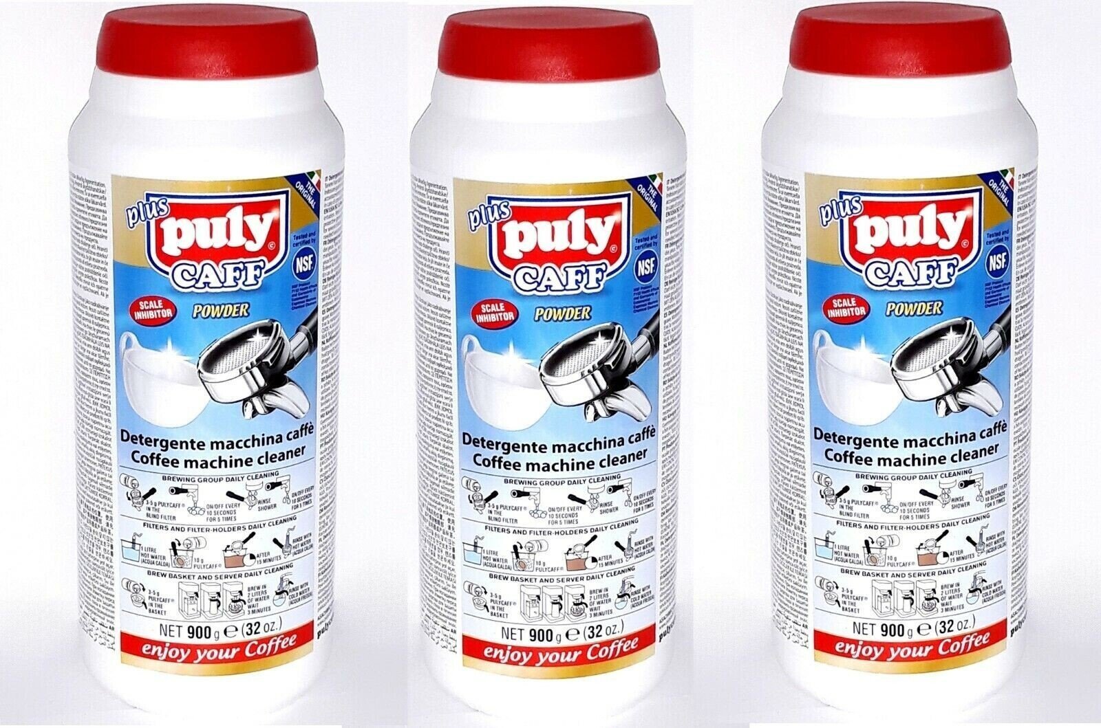 PULY CAF POWDER PLUS - Proszek do czyszczenia ekspresów 900g