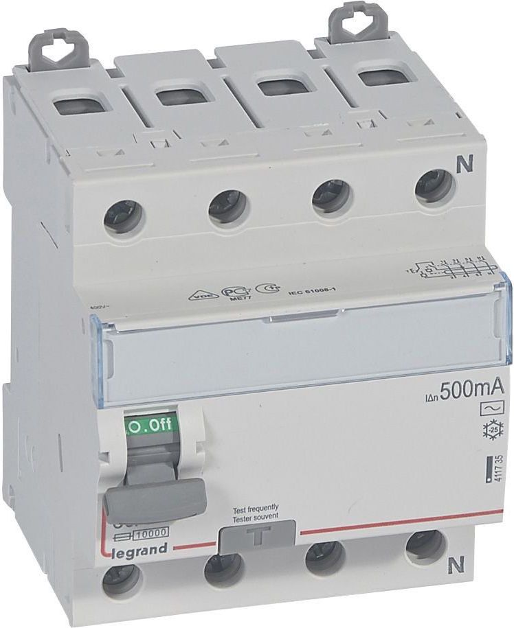 Legrand Wyłącznik różnicowo-prądowy 4P 80A 0,5A typ AC P304 DX3 (411735)