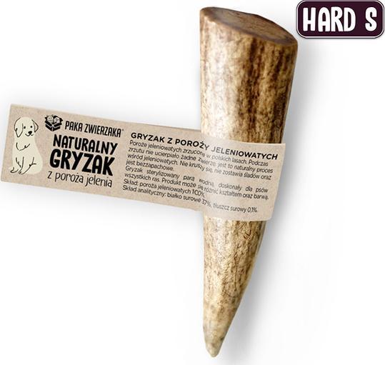 Paka Zwierzaka Paka Zwierzaka Naturalny gryzak, poroże jeleniowatych HARD S 9 cm