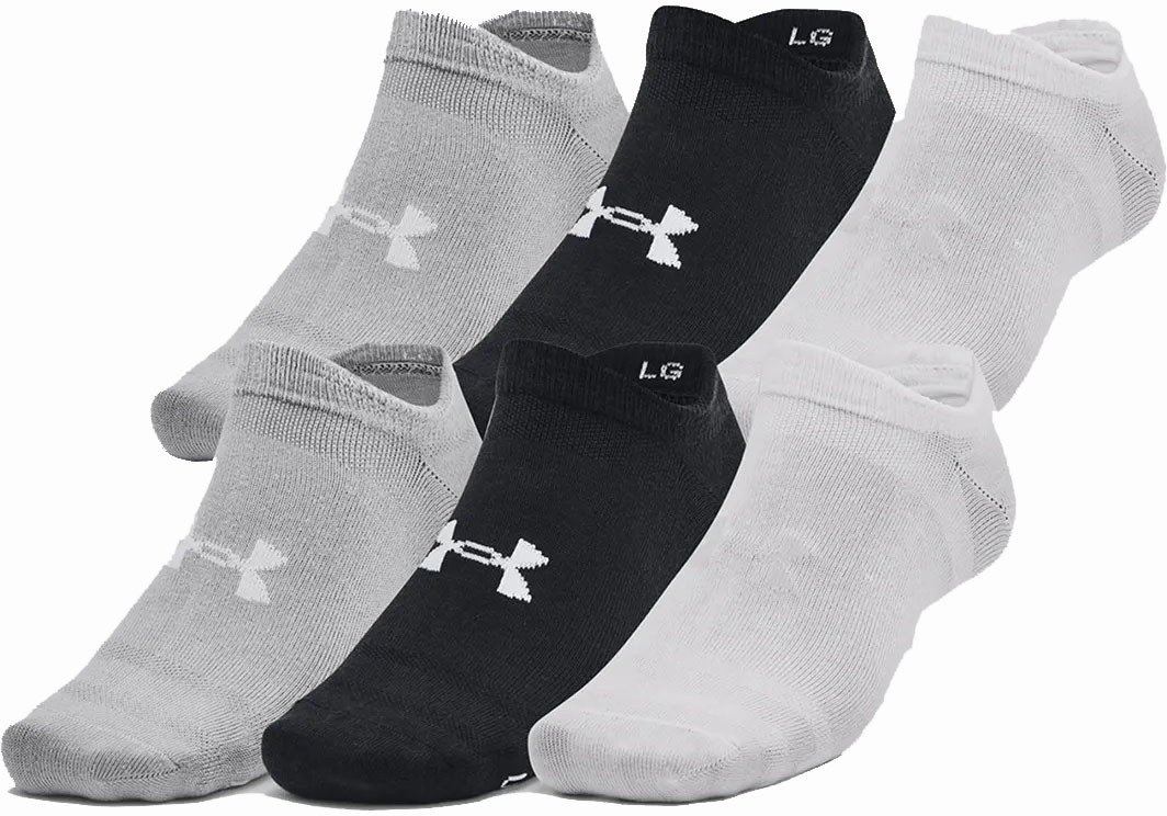 Skarpety Under Armour STOPKI Essential No Show 6-pak kolorowe XL