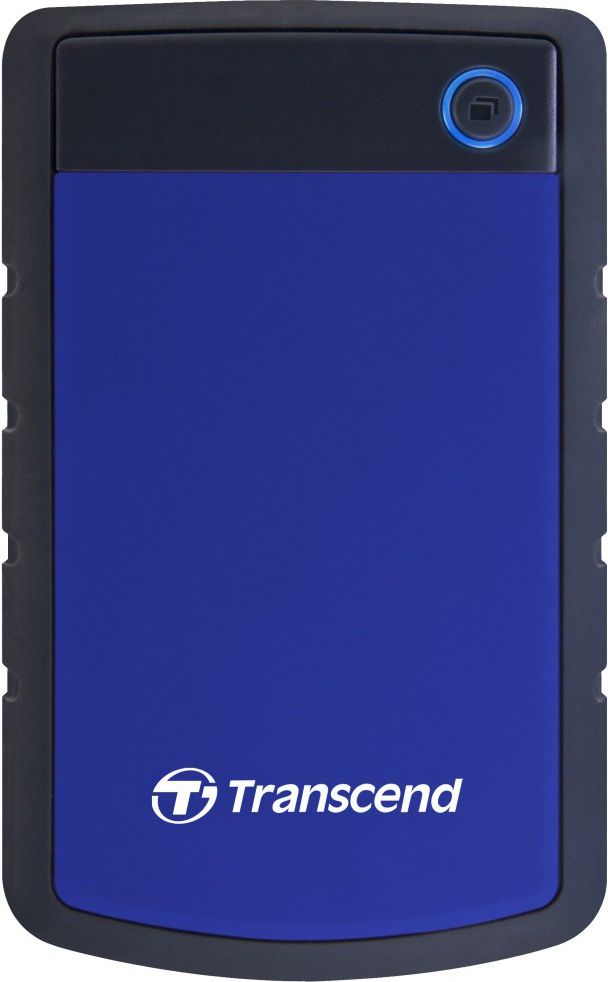 Dysk zewnętrzny HDD Transcend 25H3B 2TB Czarno-niebieski (TS2TSJ25H3B)