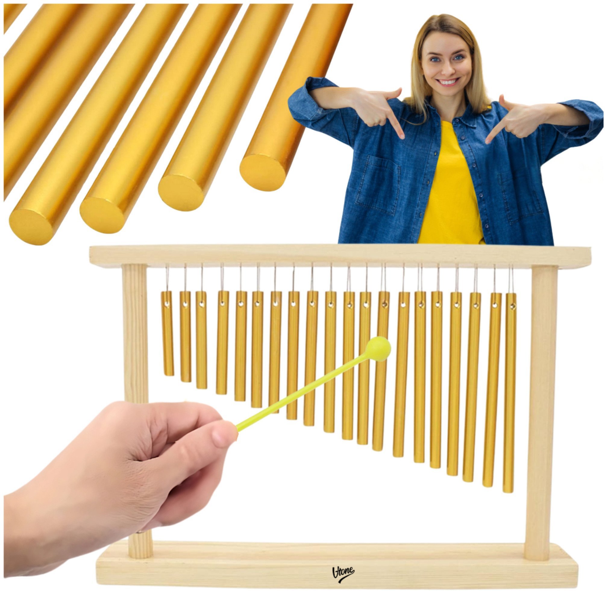 V-TONE CH20 chimesy dzwonki wietrzne drzewo rurowe