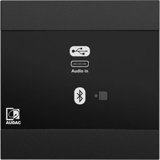 Audac AUDAC NWP400/B Sieciowy panel wejściowy audio - USB Type-C Wersja czarna