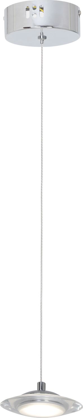 Lampa wisząca Milagro ledowa nowoczesna chrom (ML411)