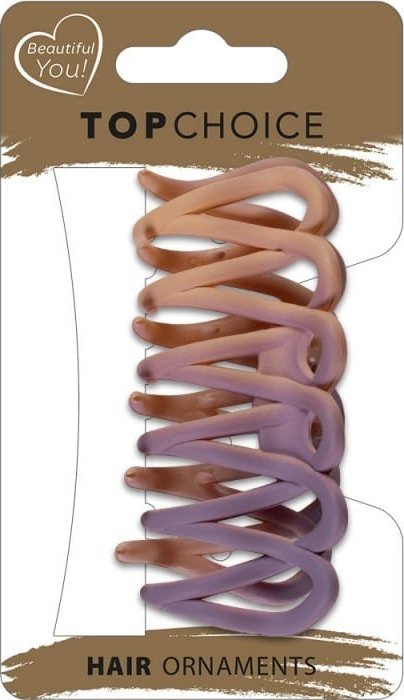 TOP CHOICE Klamra do włosów Ombre L (28328) 1 szt. - mix kolorów