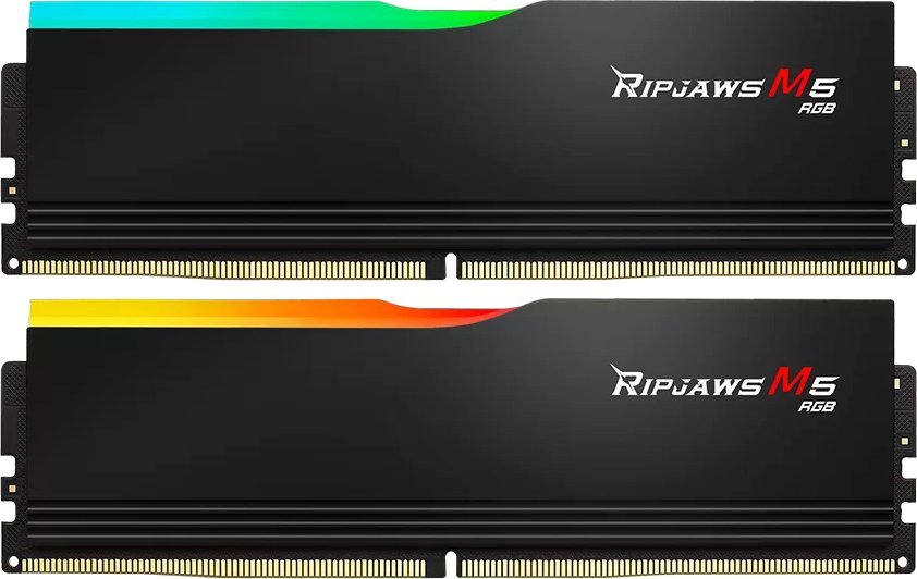 Pamięć G.Skill Ripjaws M5 RGB, DDR5, 32 GB, 6000MHz, CL28 (F5-6000J2836G16GX2-RM5RK)