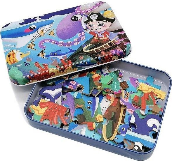 Puzzle 50 w metalowym pudełku