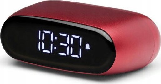 Lampa stołowa Lexon Lexon Minute Alarm Clock Mini Dark Red LR154DR