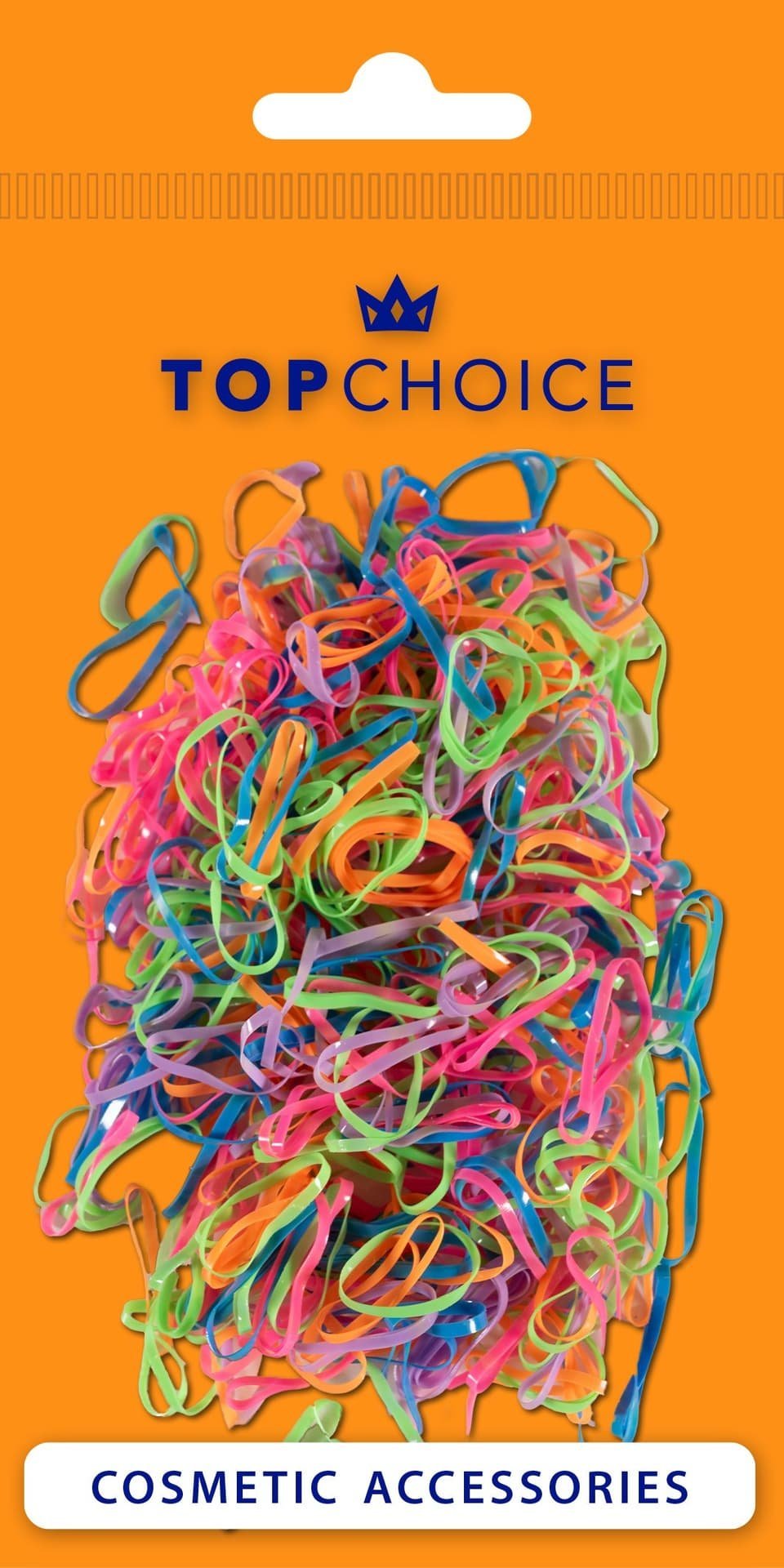 Top Choice TOP CHOICE Gumki do włosów - mix kolorów (26935) 1 op. - 500 szt.