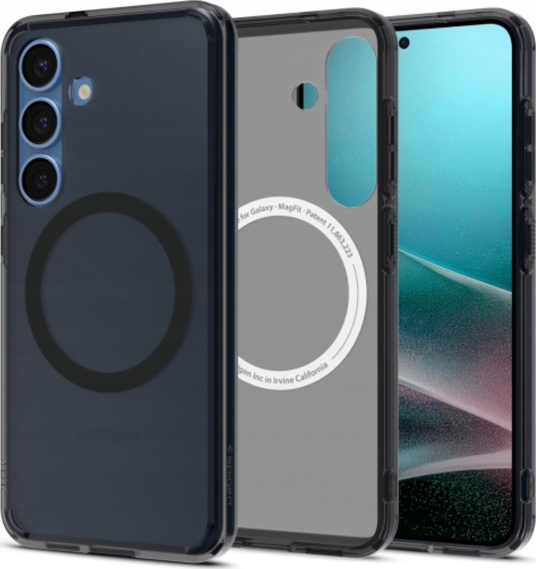 Etui Spigen Ultra Hybrid Mag MagSafe do Samsung Galaxy S25 czarny