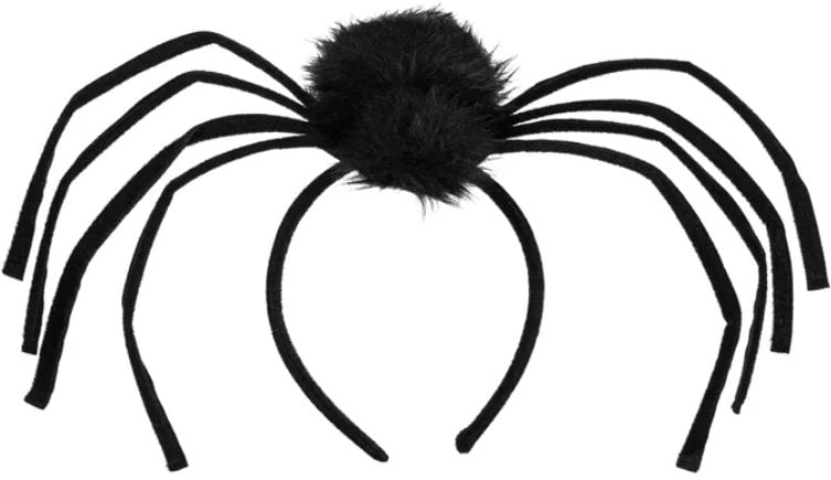 Opaska Pająk 19x32cm czarny