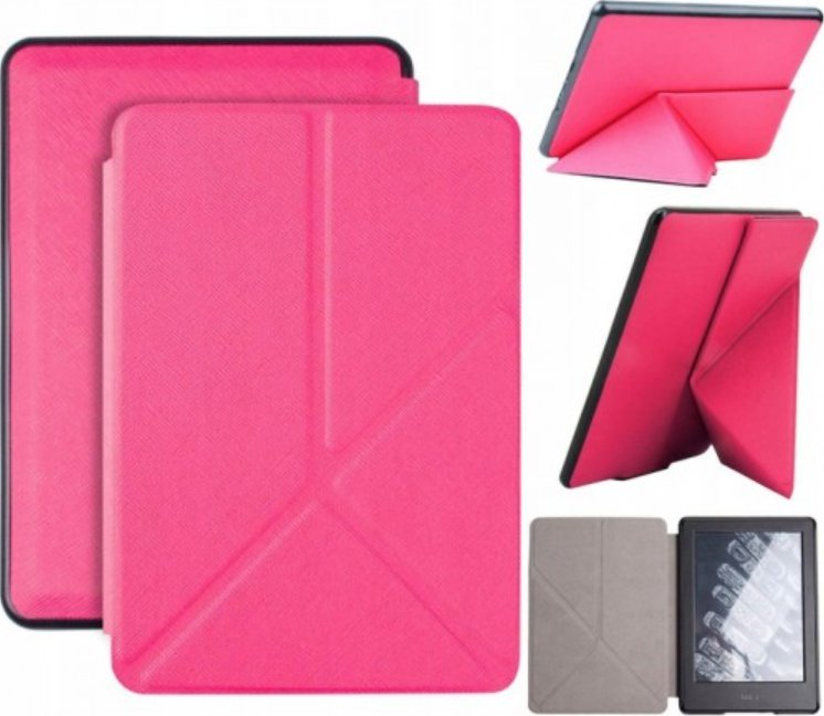 Etui do Amazon Kindle 10 origami Różowy