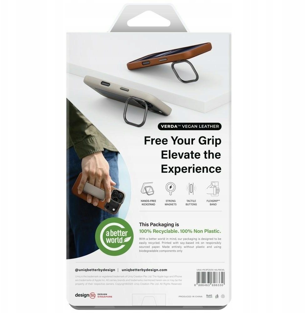 Uniq Etui Heldro Pro do Apple iPhone 17 Pro Max Magclick Charging karmel