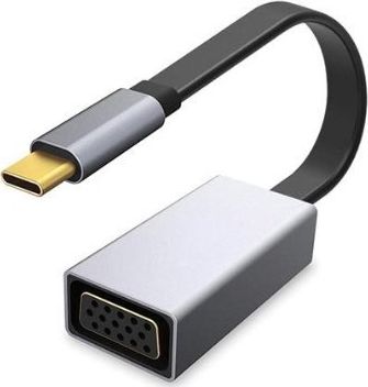 Adapter USB Platinet USB-C - VGA Srebrny (PMMA9089)