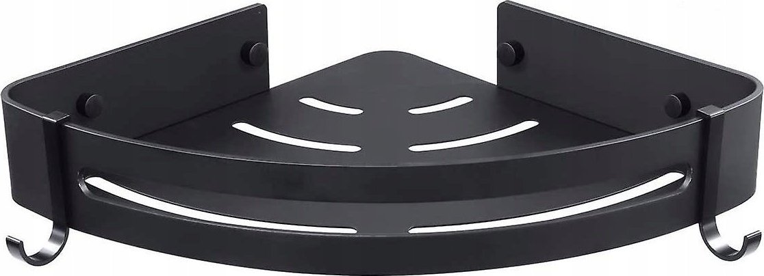 Koszyk prysznicowy KBE narożny czarny (220217)