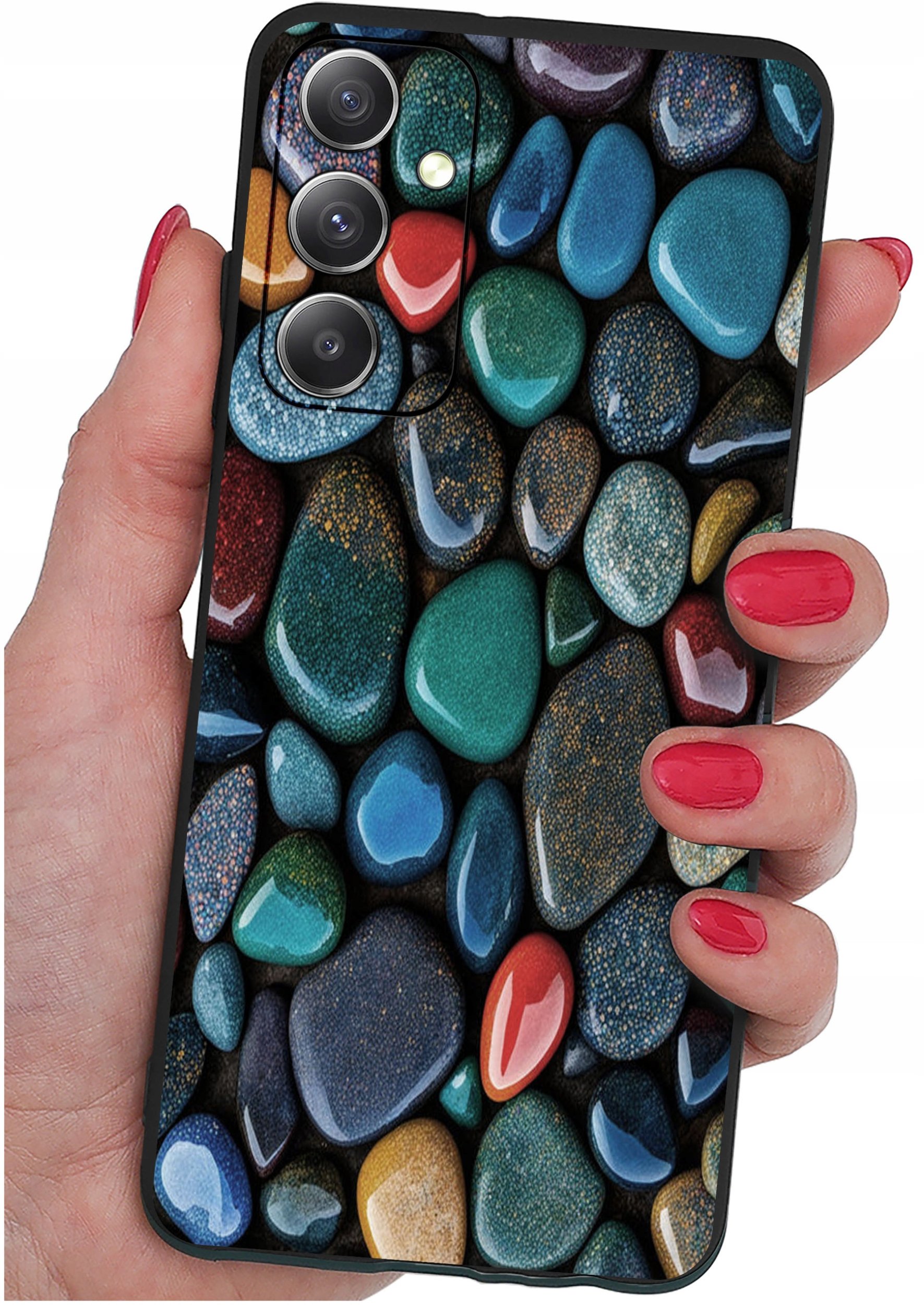 ETUI do Samsung Galaxy M23 5G WZORY |SILIKONOWE MATT CASE + SZKŁO 9H