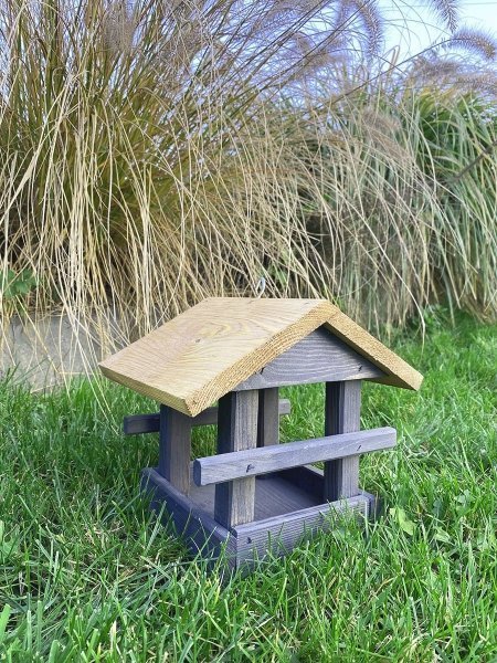 Wnuk Karmnik dla ptaków (Grafit/Kolor)