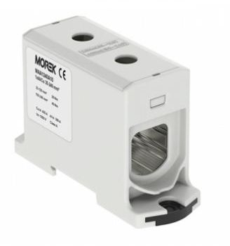 MOREK Złączka szyn gwint AL/CU 35-240mm2 TS35 1-tor 2-otw zaciskowe OTL240 szary (MAA1240A10)