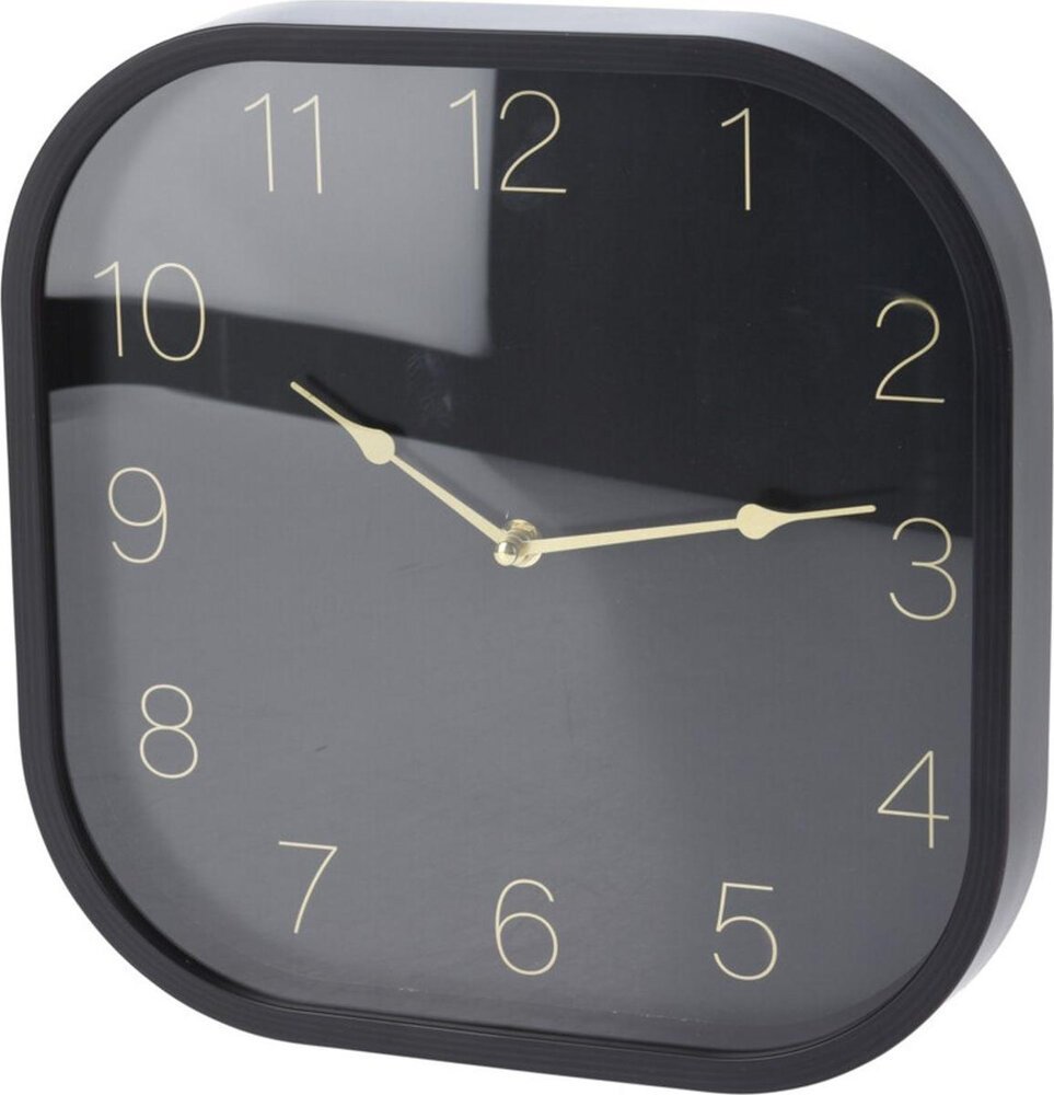 EXCELLENT HOUSWARE Zegar ścienny 30x30cm czarny