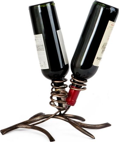 Witek Home Stojak na wino (na 2 butelki)