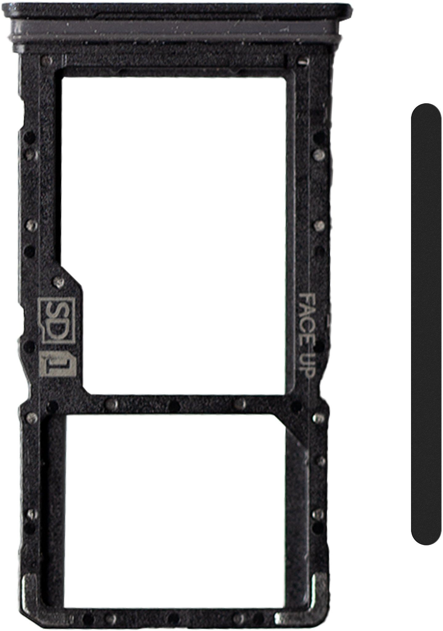 Tacka SIM do Motorola Moto G54 Szufladka Uchwyt Karty Czarny XT2343-1 (5904858385621)