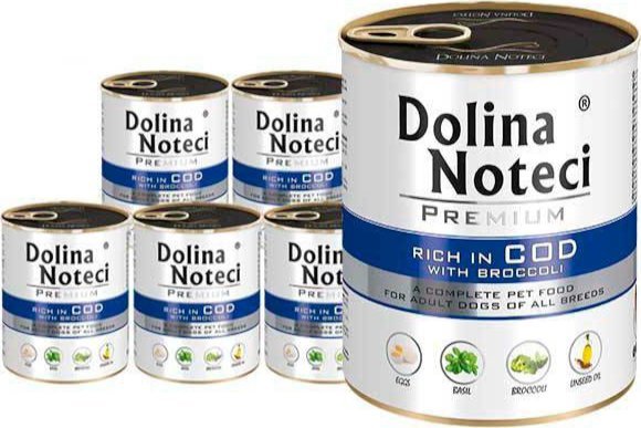 Dolina Noteci Dolina Noteci Premium Dorsz z brokułami 24x800g