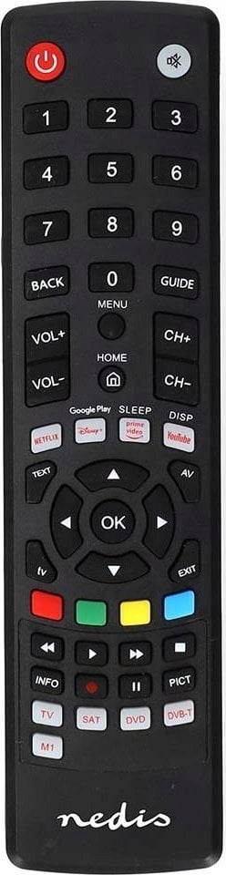 Pilot RTV Nedis Nedis TVRC2340BK pilot Podczerwień TV Naciśnij przyciski