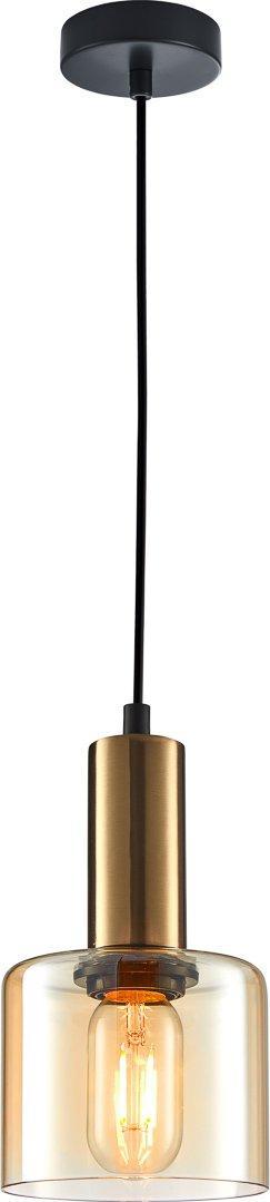 Lampa wisząca Italux Lampa wisząca SANTIA PND-65342-1-BRO+AMB Italux