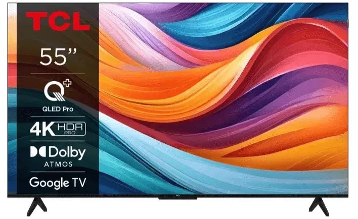 Telewizor TCL 55T7B QLED 55'' 4K Ultra HD Google TV