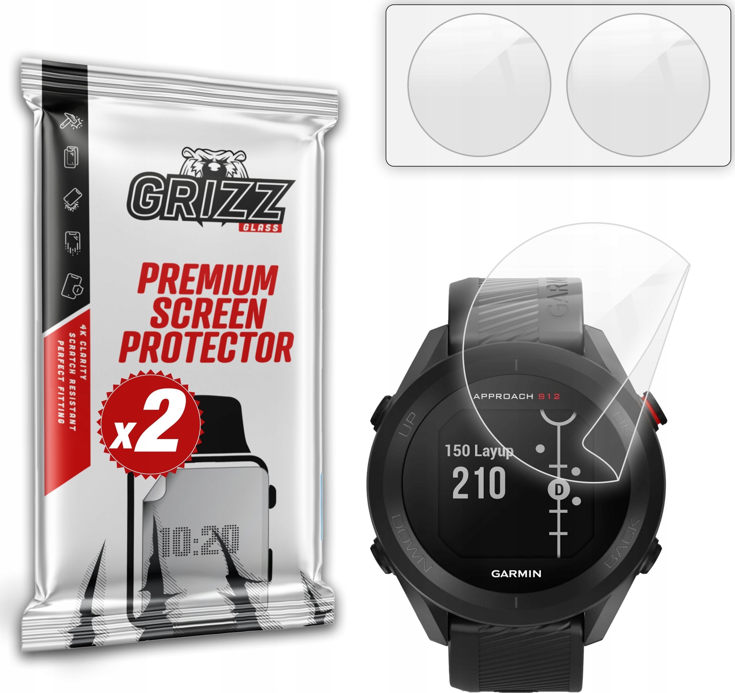 Folia ceramiczna GrizzGlass CeramicFilm do Garmin Approach S12