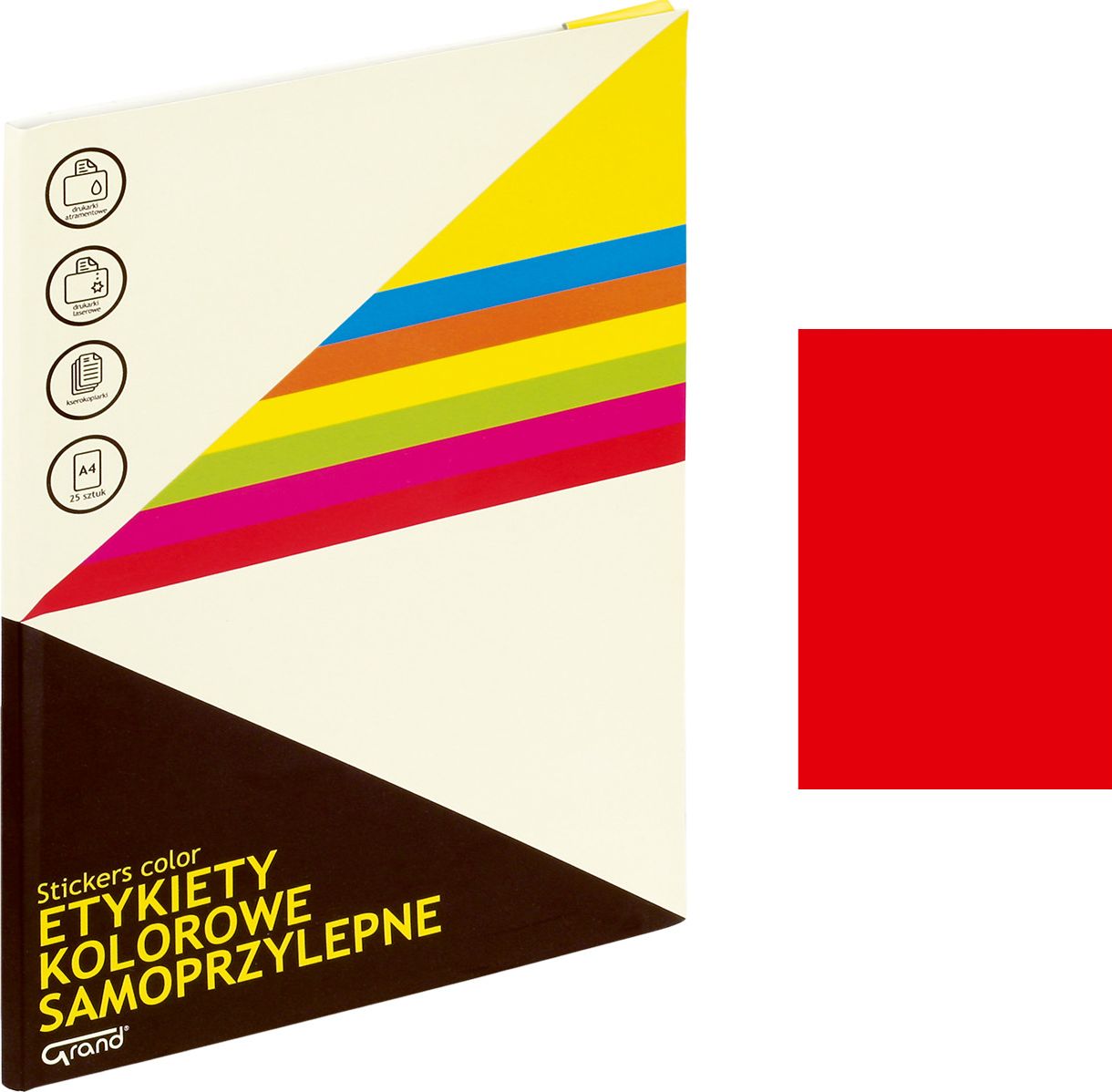 Herlitz ETYKIETY A4 210 MM X 297 MM, ZIELONY