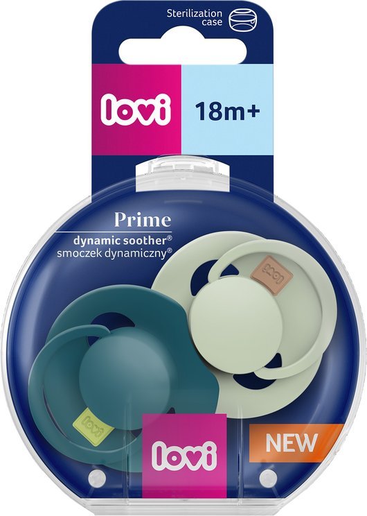 Smoczek 18m+ 2 szt Prime Pistachio/Green 34/415