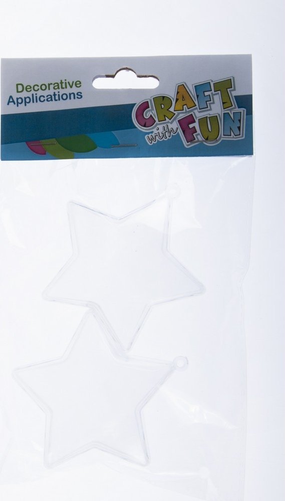 Craft with Fun OZDOBA BN PLAST GWIAZDA 7,5CM 2SZT CF PBH 12/144
